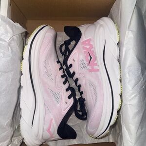 Hoka Women's Light Pink and Black Shoes